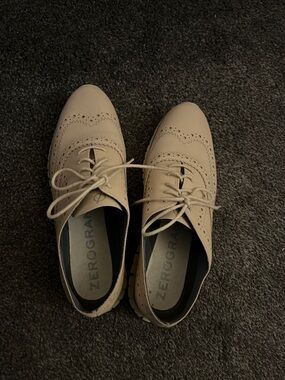 Cole Haan Men's Tan Wingtip Oxfords